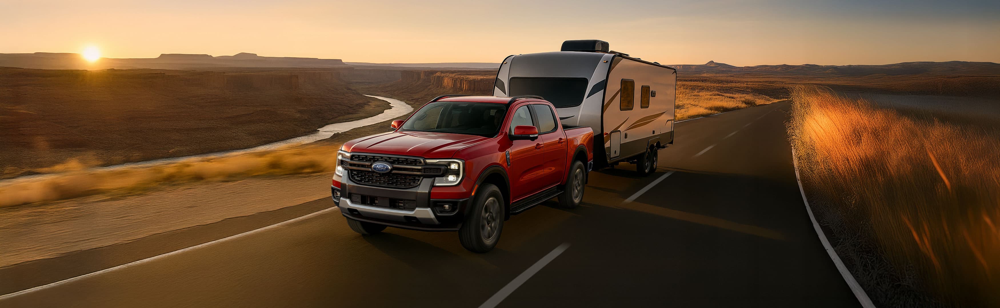 Ford Ranger Towing through Mesa