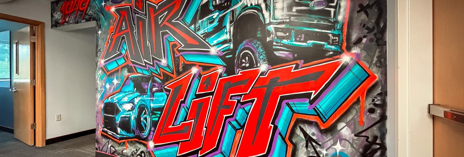 Wall Mural Air Lift